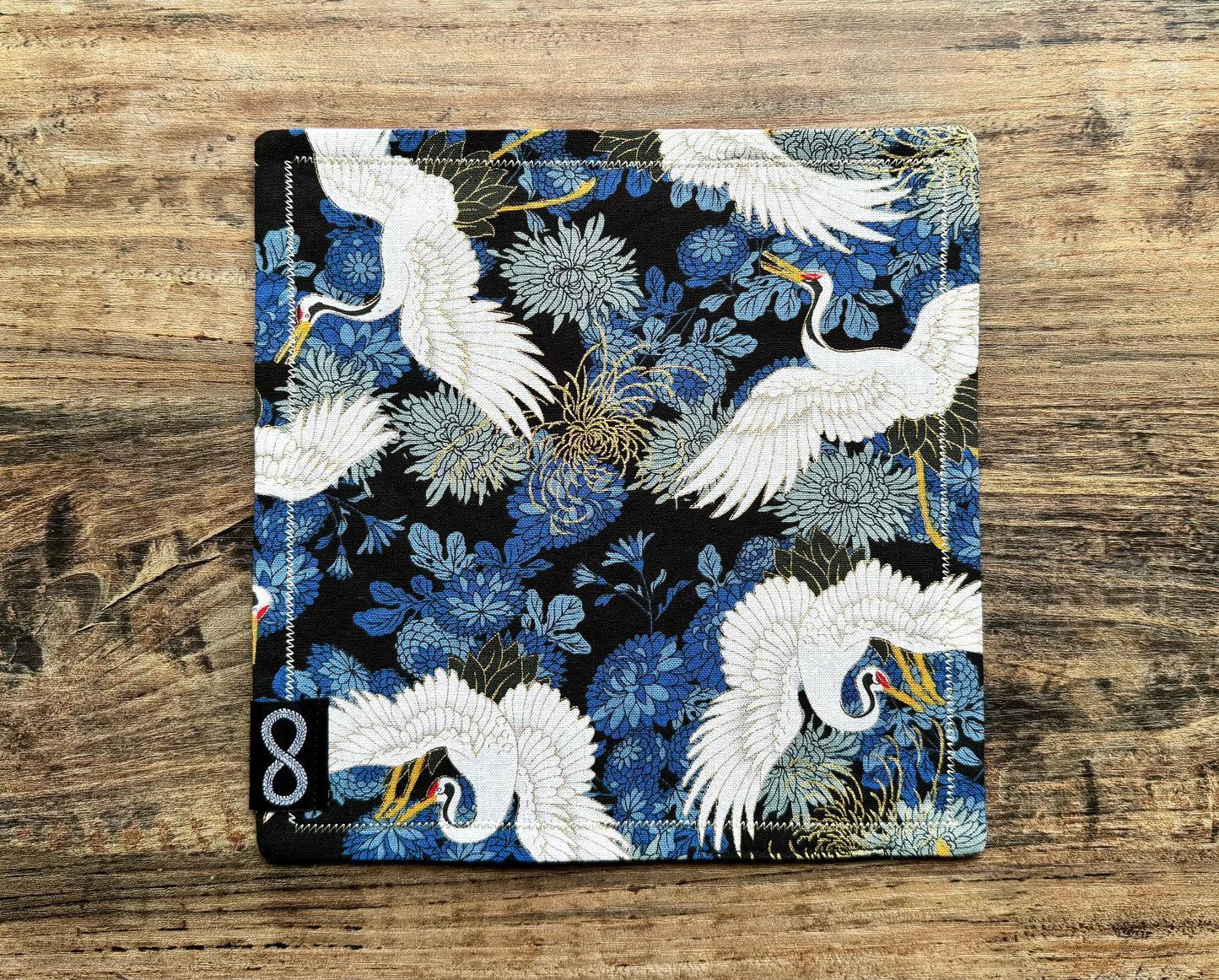 EDC Hank Japanischer Kranich blau