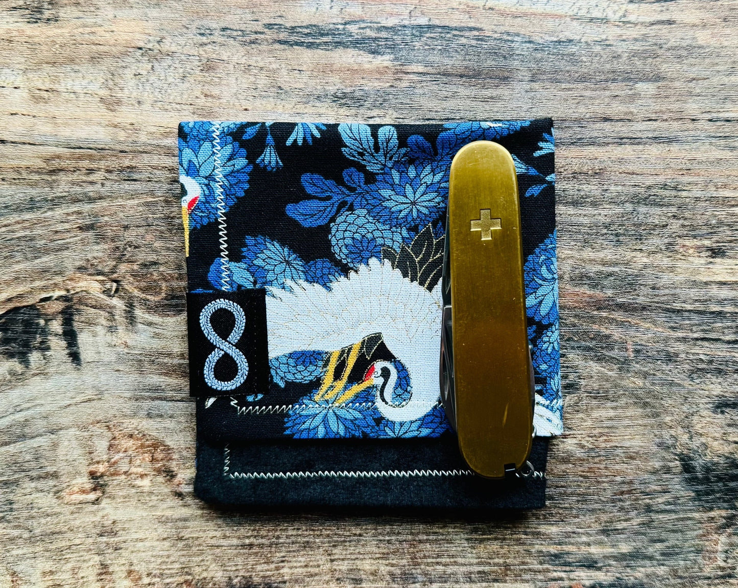 EDC Hank Japanese Crane blue
