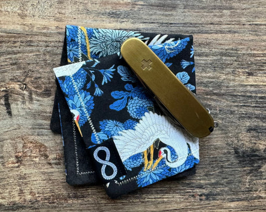 EDC Hank Japanese Crane blue
